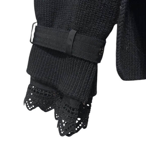 Maglia Lace-cuff Knit Pullover Sweater - Picture 6 of 13